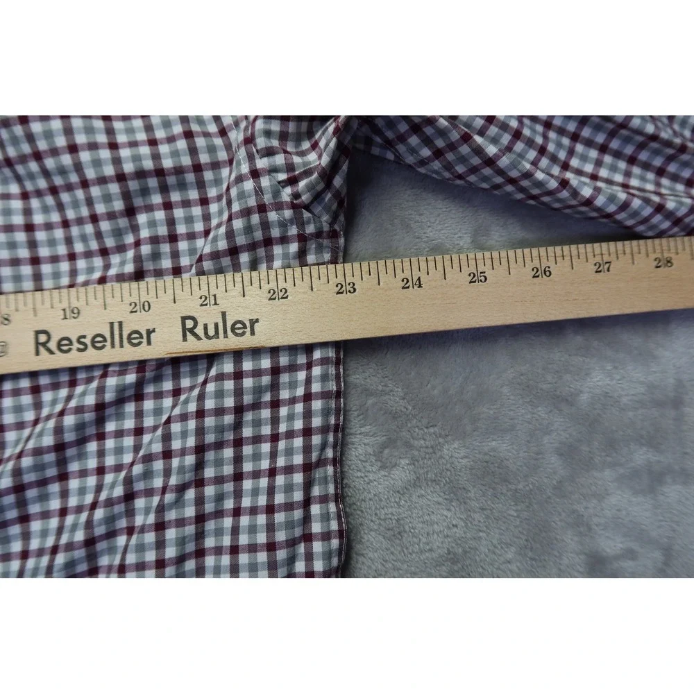 University of South Carolina Gamecocks Gingham Button Down Shirt Men's L - Picture 7 of 8